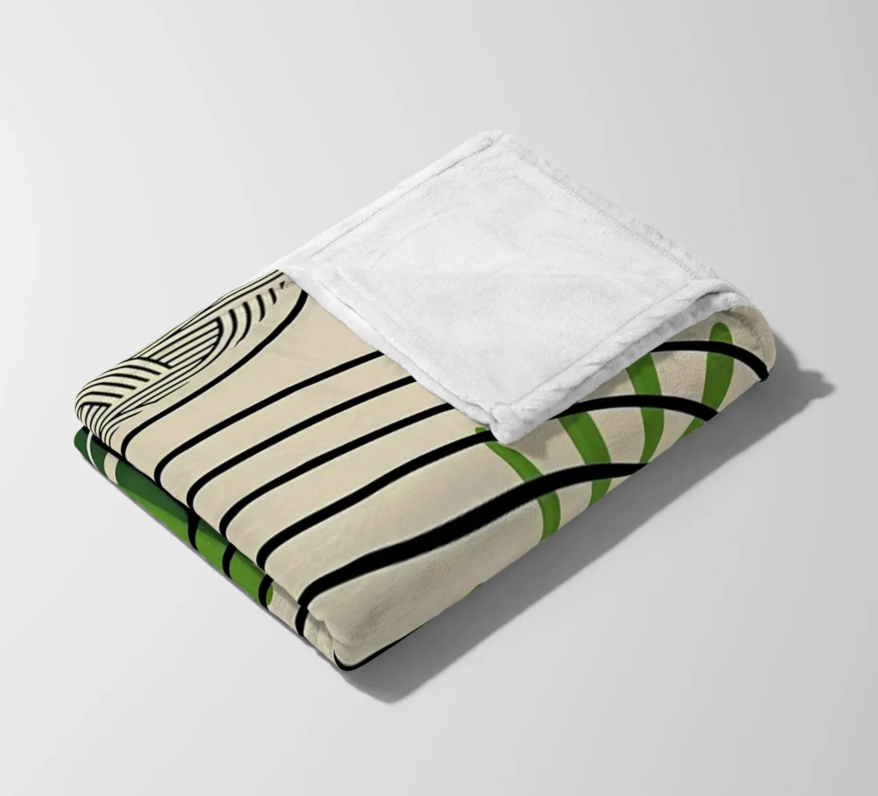 Tropical Abstract Art Print fleece blanket by James M Coyle