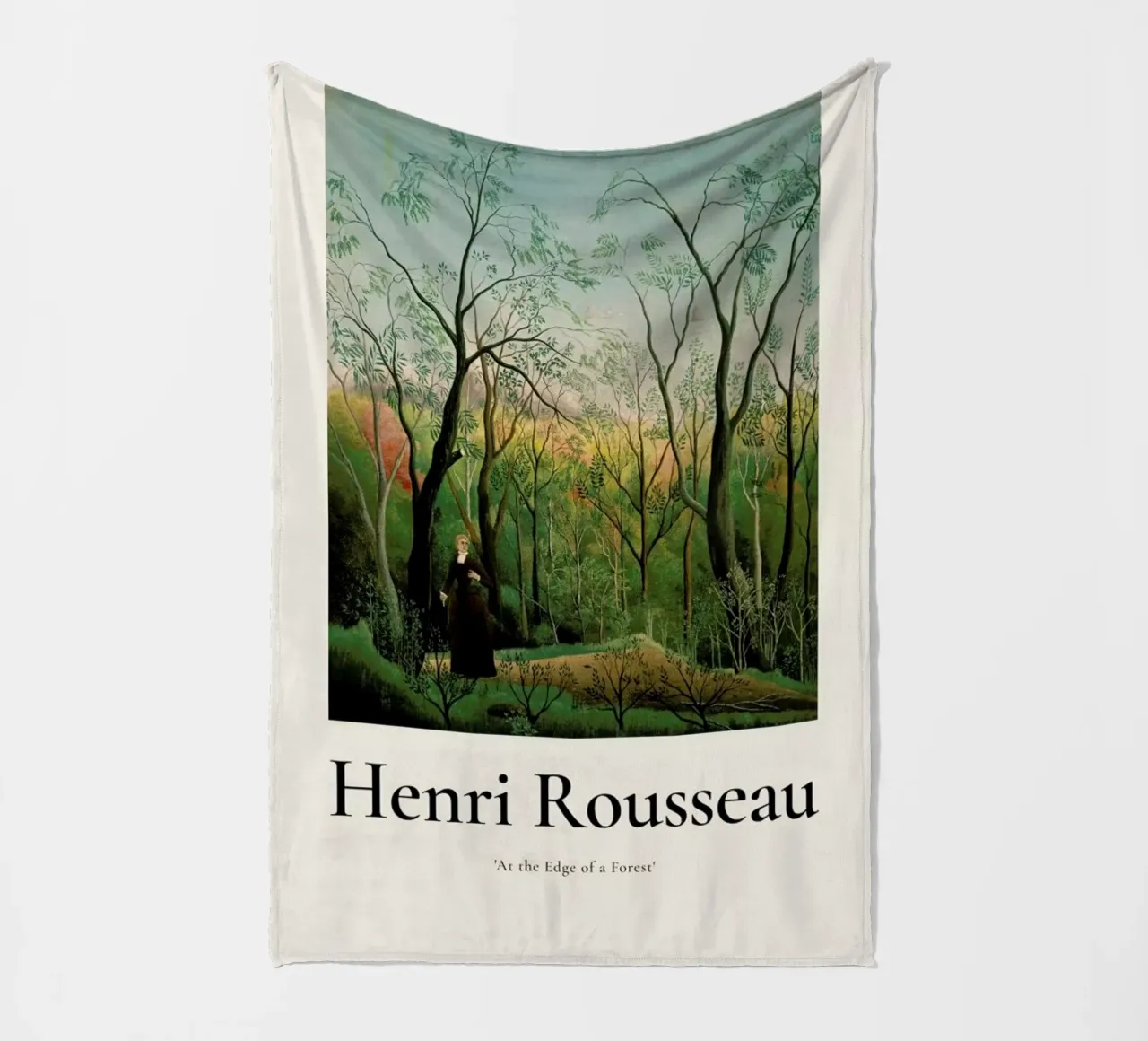 Rousseau - At the Edge of a Forest coperta in pile da ARTOTHEK