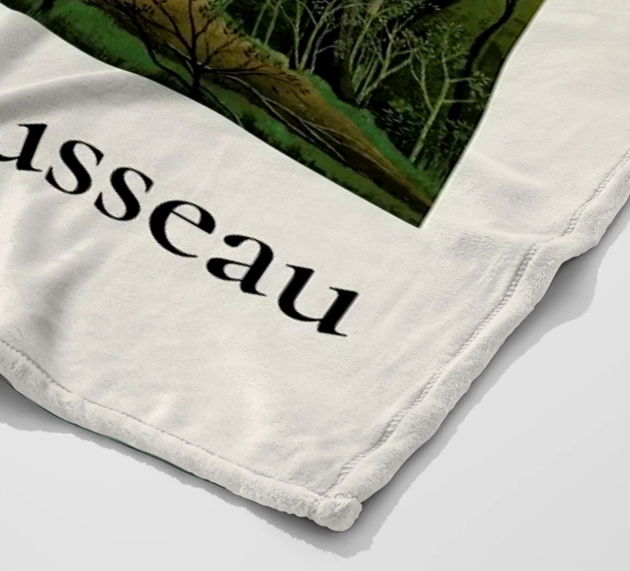Rousseau - At the Edge of a Forest Fleecedecke von ARTOTHEK