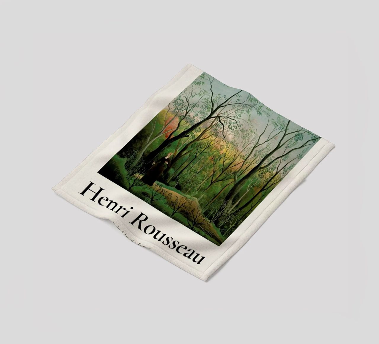 Rousseau - At the Edge of a Forest Fleecedecke von ARTOTHEK