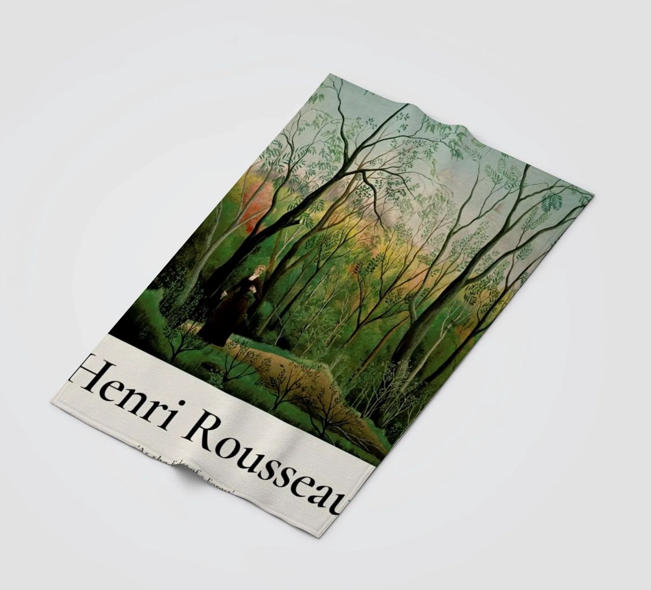 Rousseau - At the Edge of a Forest Fleecedecke von ARTOTHEK