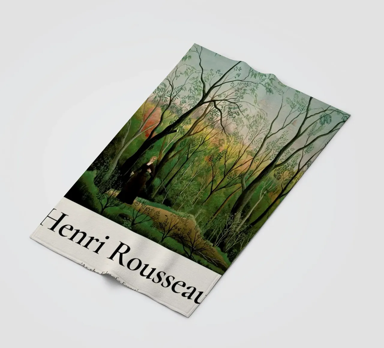 Rousseau - At the Edge of a Forest fleece blanket by ARTOTHEK