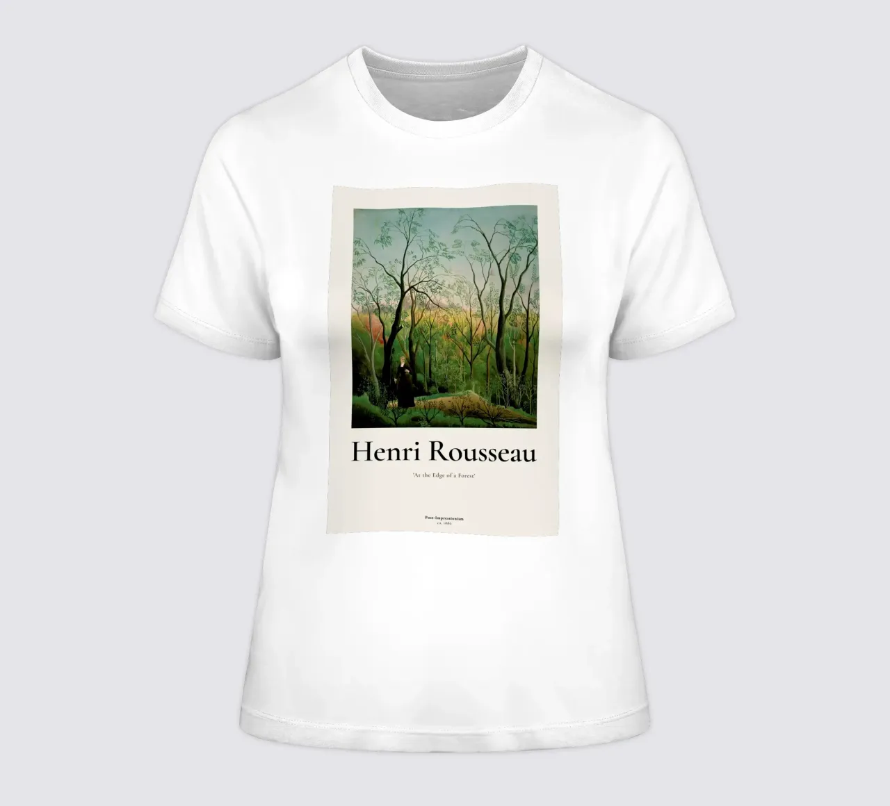 Rousseau - At the Edge of a Forest t-shirt da donna da ARTOTHEK
