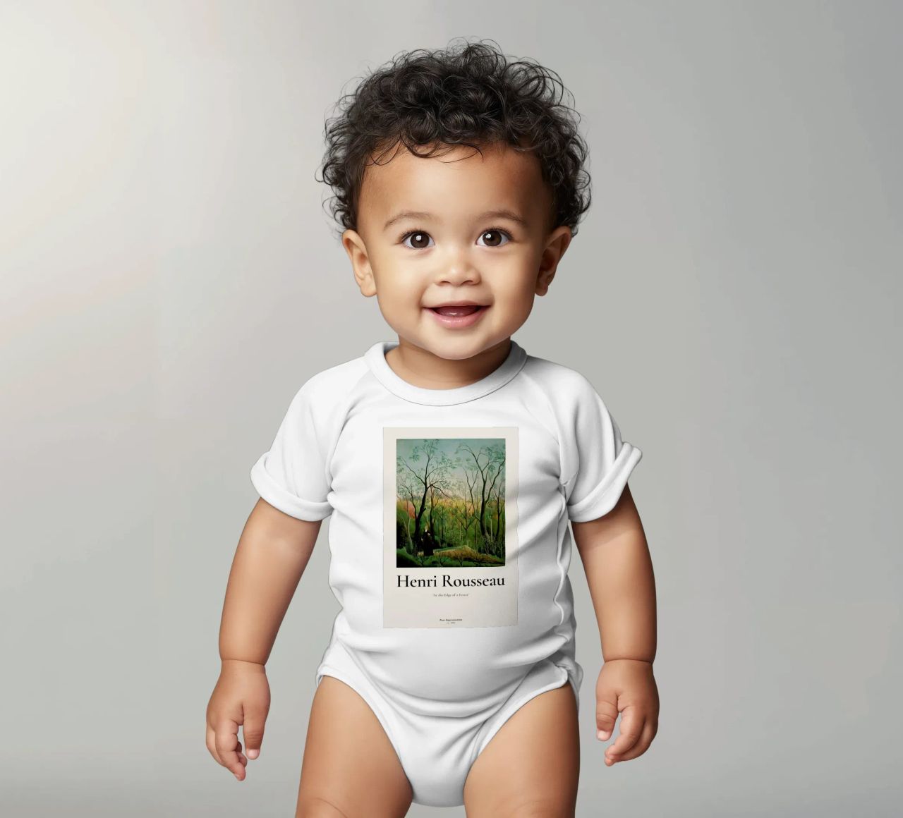 Rousseau - At the Edge of a Forest Kurzarm Babybody von ARTOTHEK