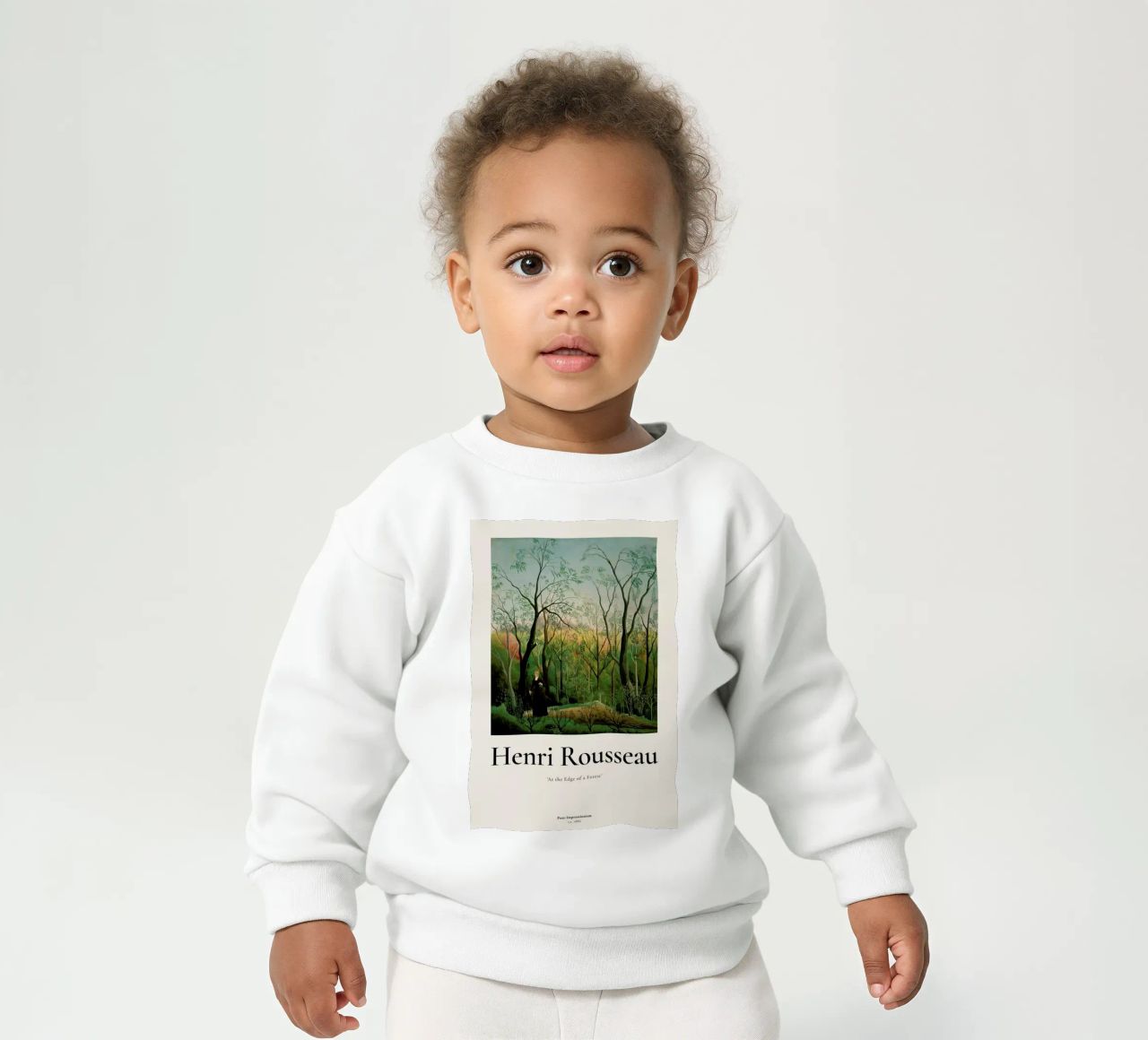 Rousseau - At the Edge of a Forest Baby Sweatshirt von ARTOTHEK