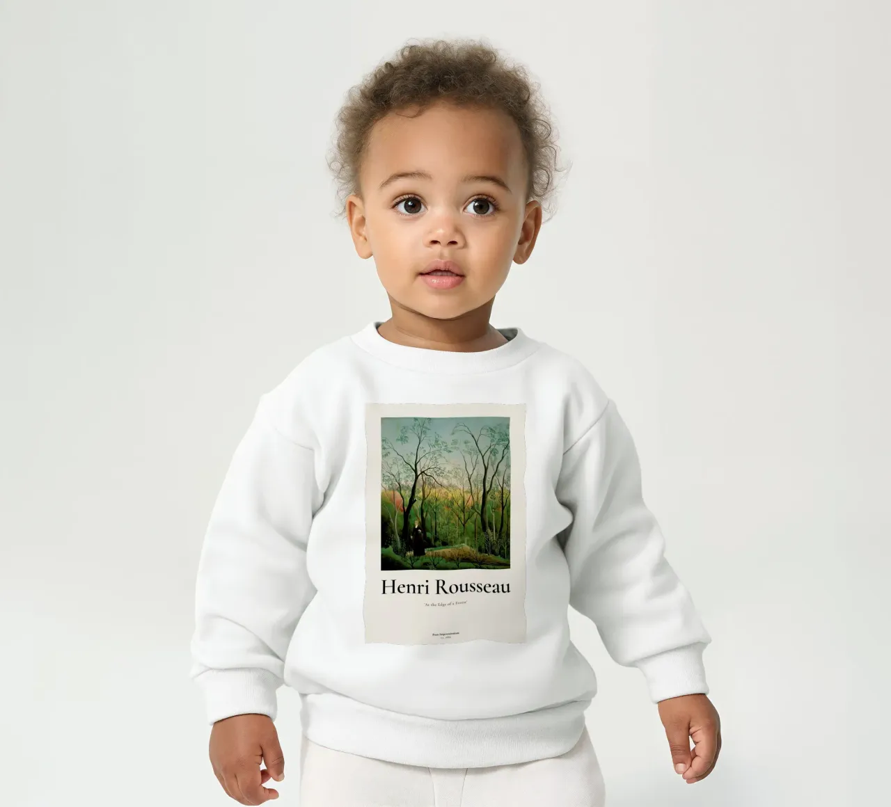 Rousseau - At the Edge of a Forest Baby Sweatshirt von ARTOTHEK