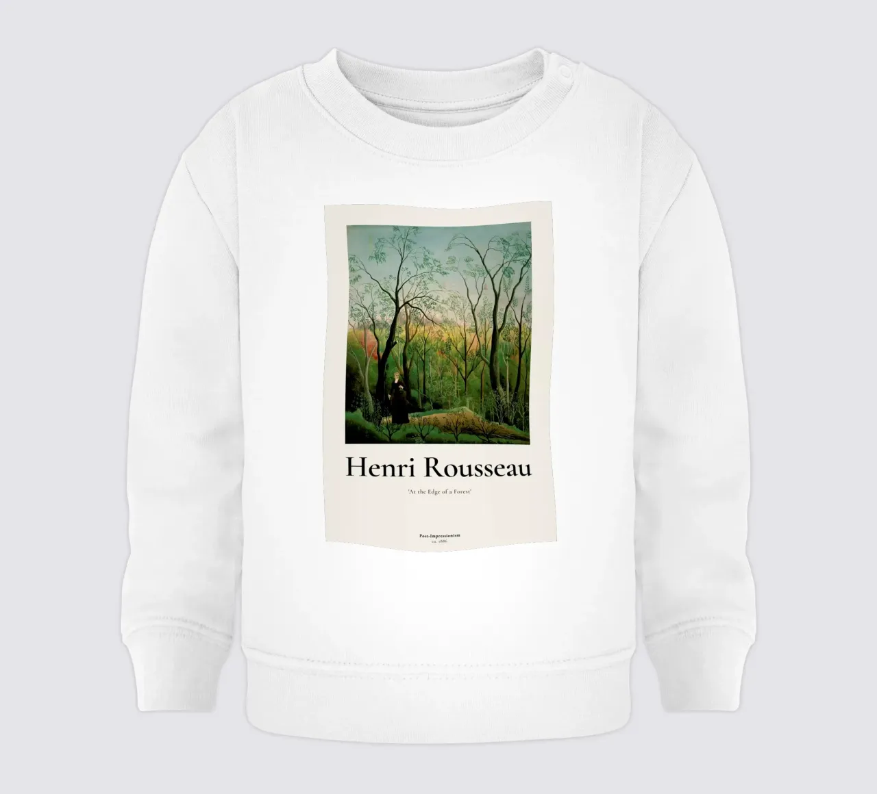 Rousseau - At the Edge of a Forest Baby Sweatshirt von ARTOTHEK