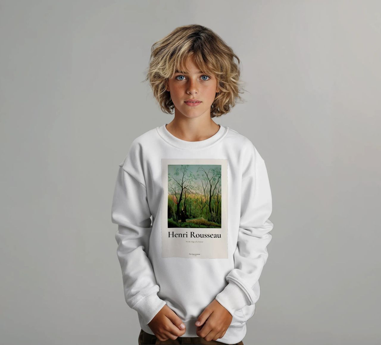 Rousseau - At the Edge of a Forest Kinder Sweatshirt von ARTOTHEK