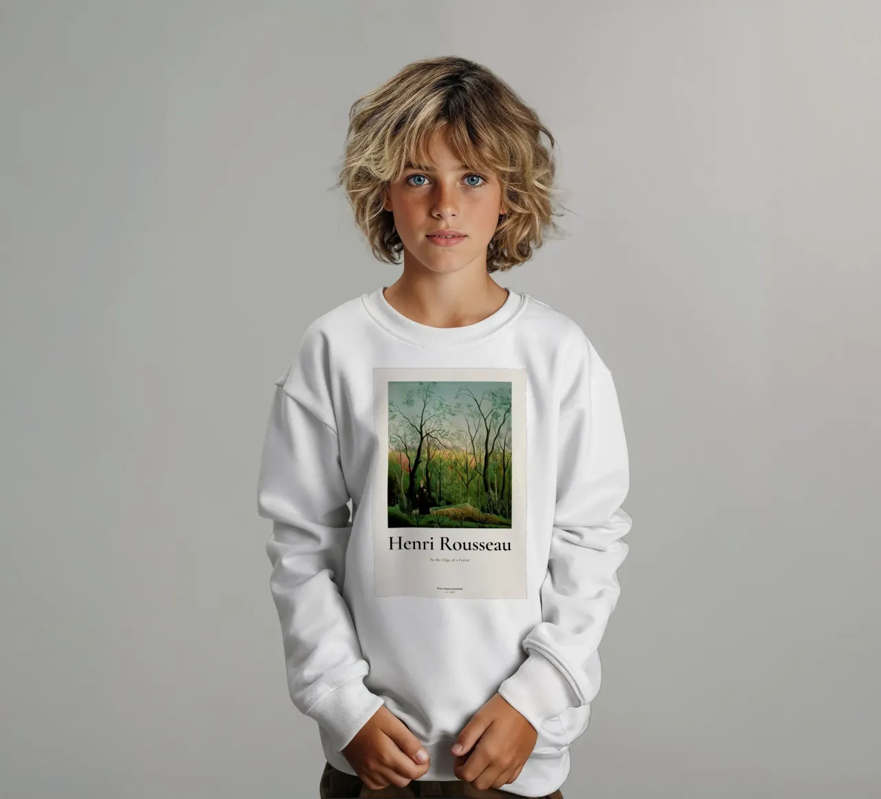 Rousseau - At the Edge of a Forest sudadera para niño de ARTOTHEK