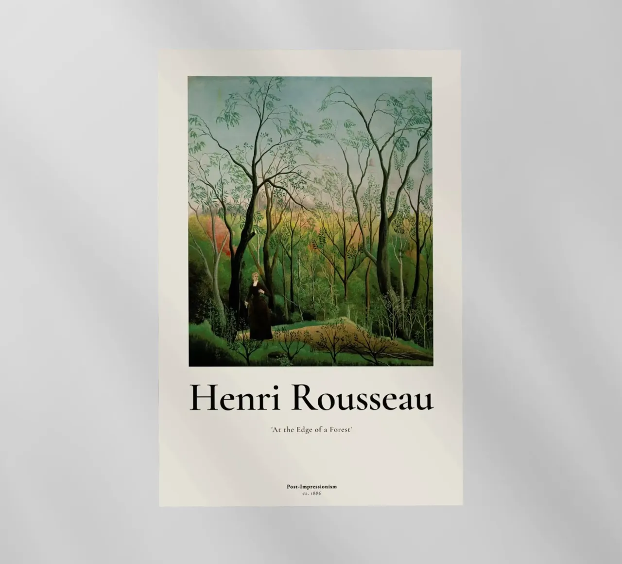 Rousseau - At the Edge of a Forest Backlit Folie von ARTOTHEK