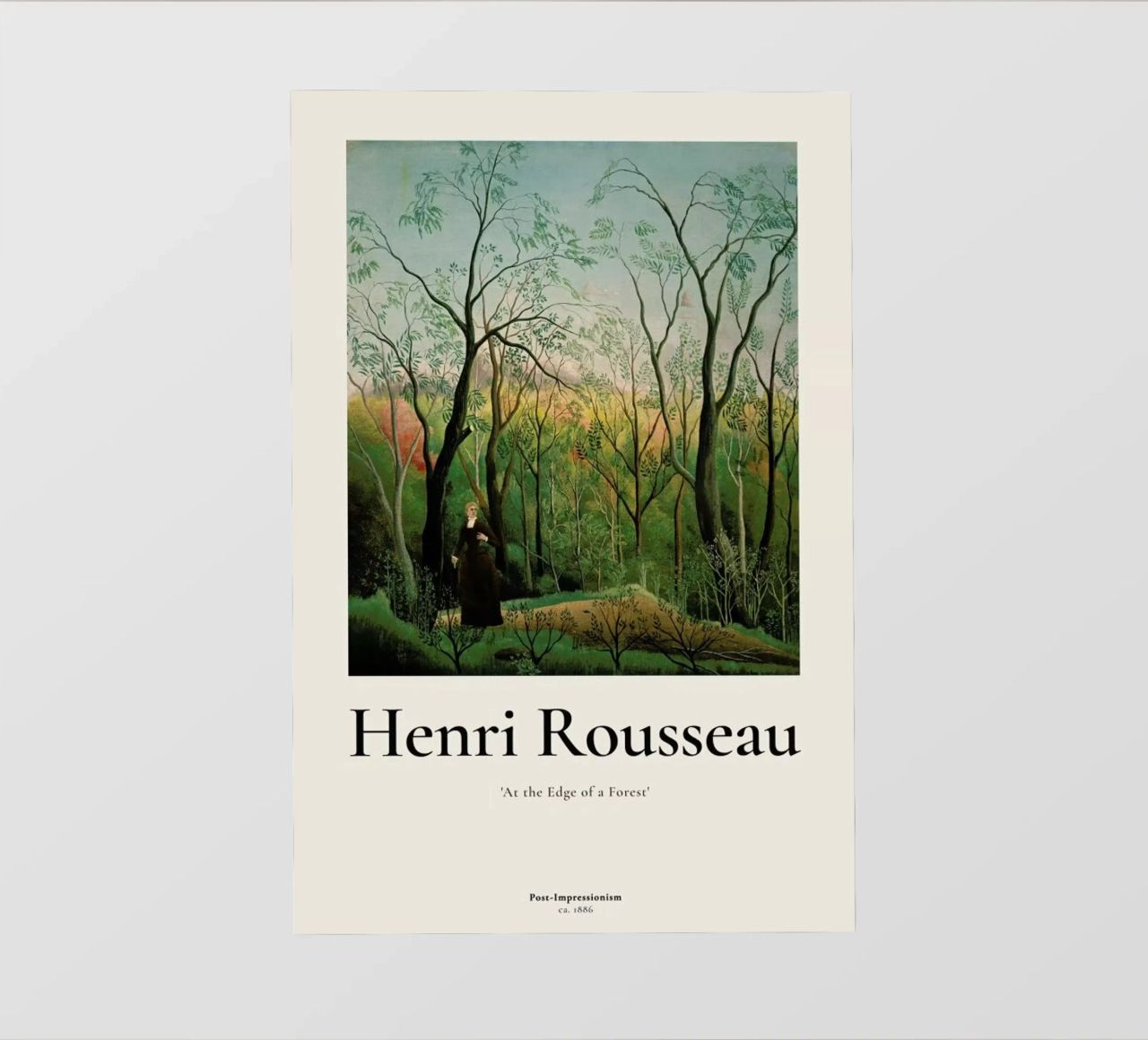 Rousseau - At the Edge of a Forest Backlit Folie von ARTOTHEK