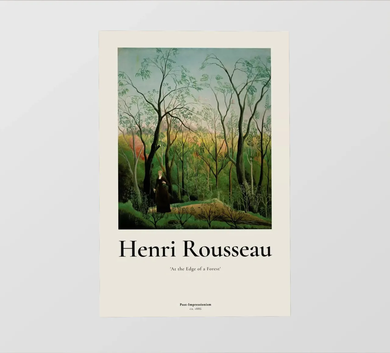 Rousseau - At the Edge of a Forest pellicola backlit da ARTOTHEK