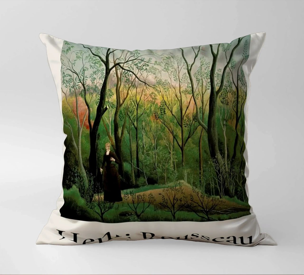 Rousseau - At the Edge of a Forest cuscino da ARTOTHEK