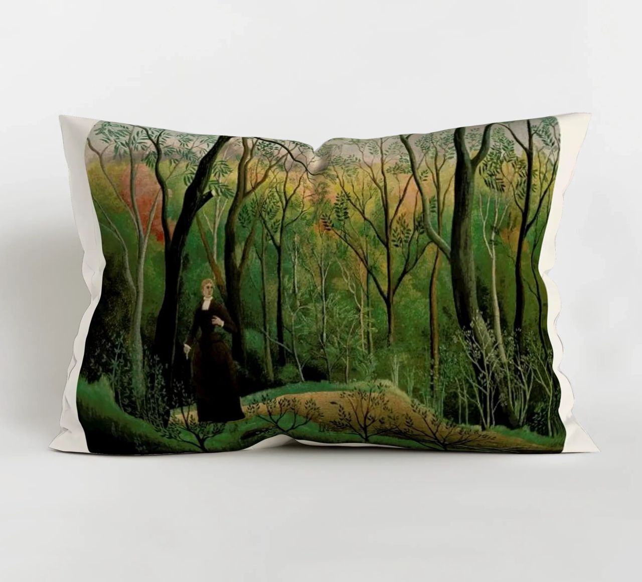 Rousseau - At the Edge of a Forest cuscino da ARTOTHEK