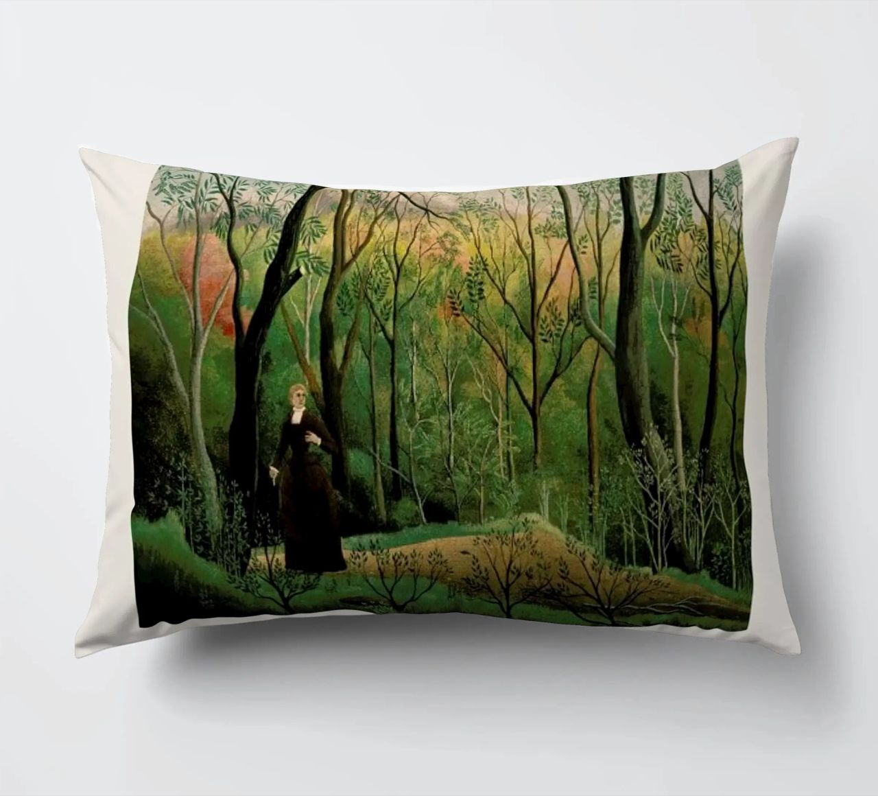 Rousseau - At the Edge of a Forest cuscino da ARTOTHEK