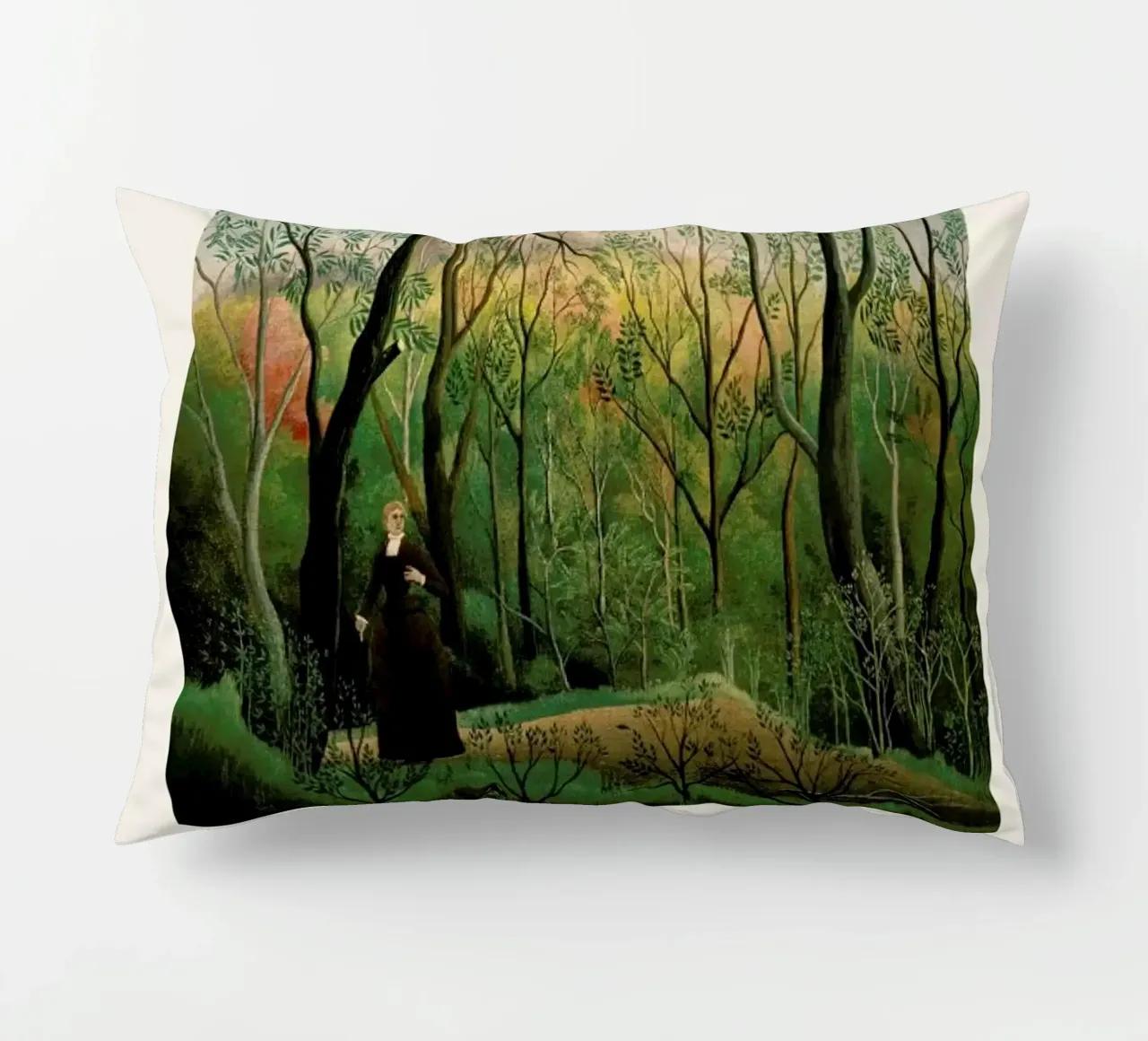 Rousseau - At the Edge of a Forest cuscino da ARTOTHEK
