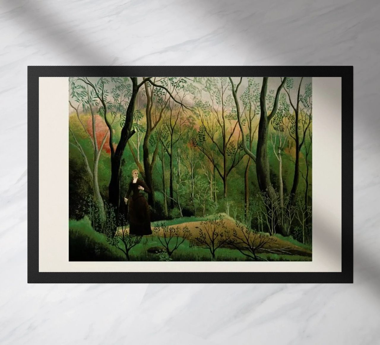 Rousseau - At the Edge of a Forest Fußmatte von ARTOTHEK