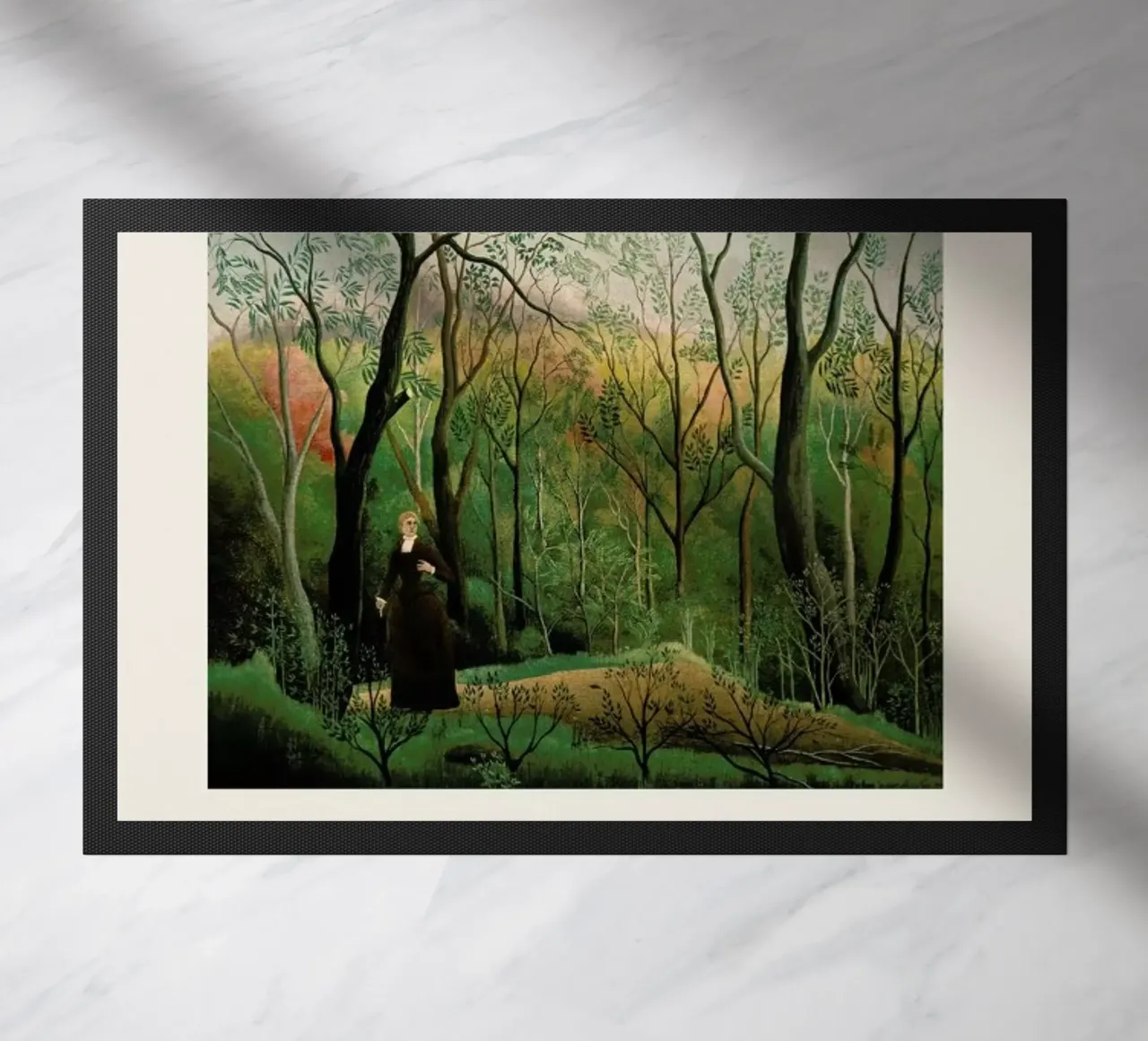 Rousseau - At the Edge of a Forest Fußmatte von ARTOTHEK