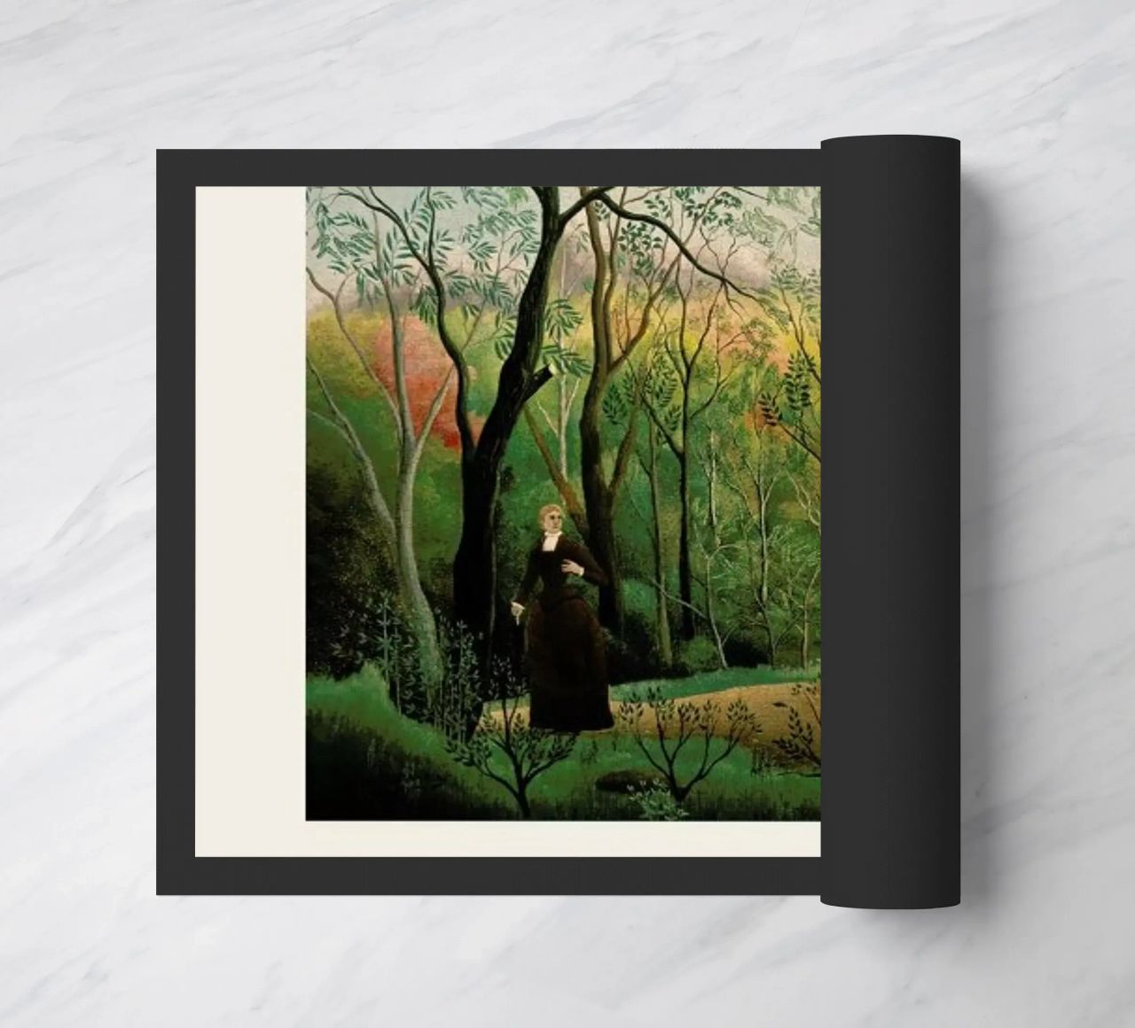 Rousseau - At the Edge of a Forest Fußmatte von ARTOTHEK