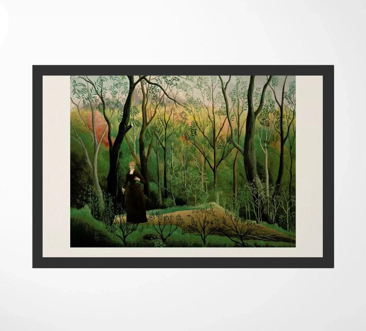 Rousseau - At the Edge of a Forest Fußmatte von ARTOTHEK