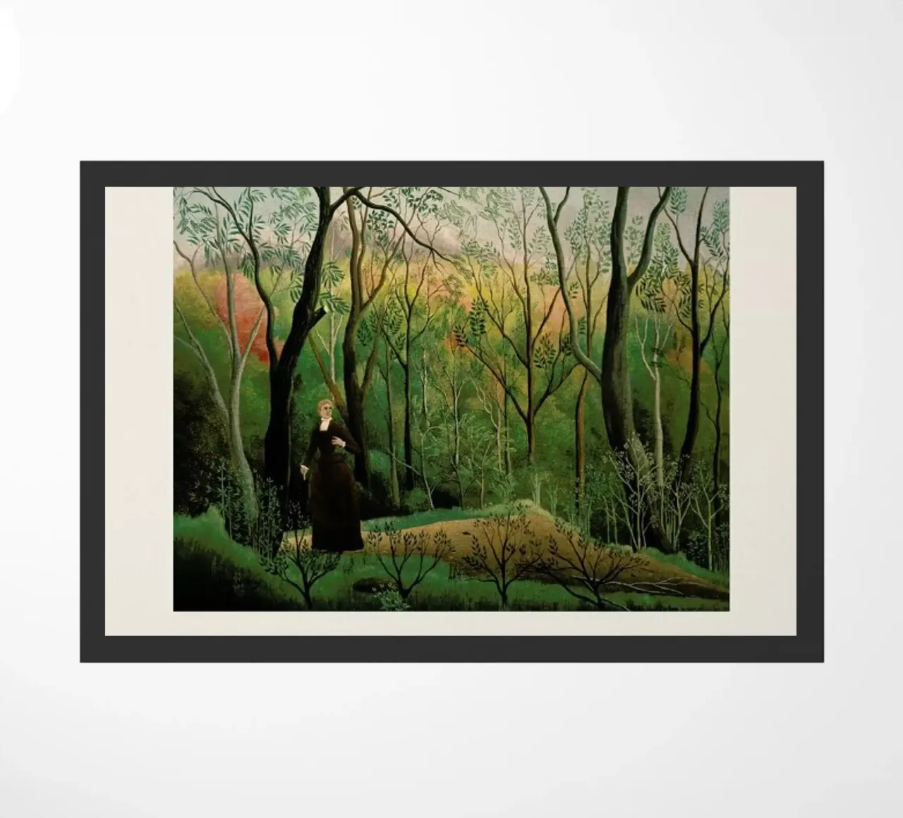 Rousseau - At the Edge of a Forest Fußmatte von ARTOTHEK