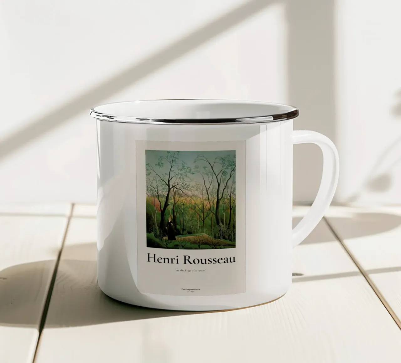 Rousseau - At the Edge of a Forest mug en émail de ARTOTHEK