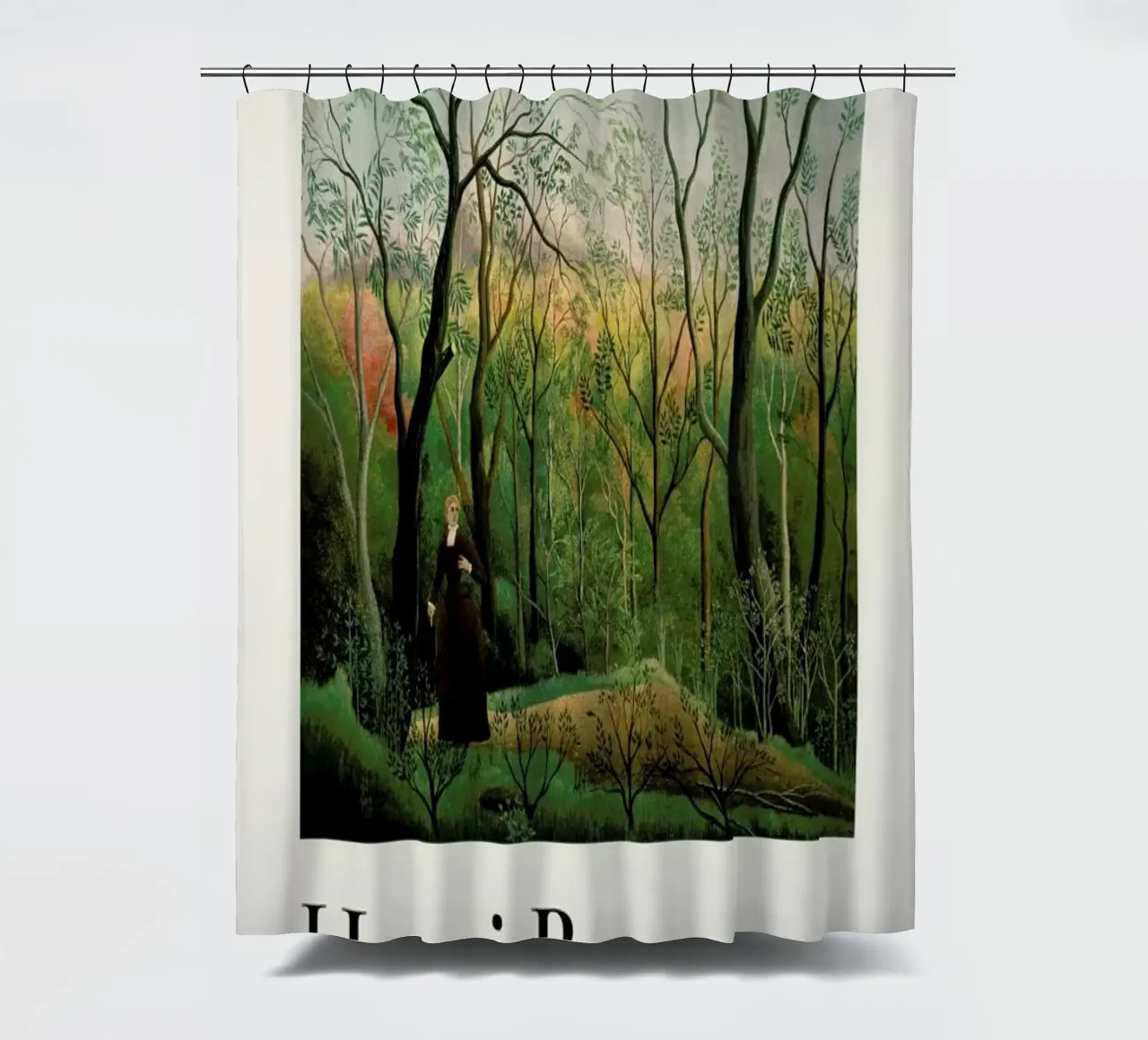 Rousseau - At the Edge of a Forest douchegordijn van ARTOTHEK