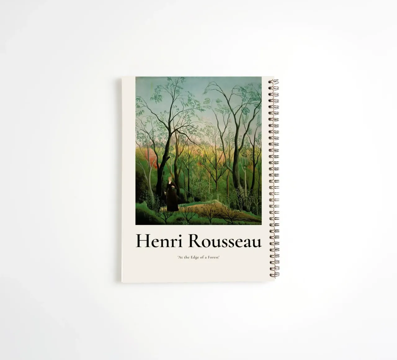 Rousseau - At the Edge of a Forest cuaderno de espiral de ARTOTHEK