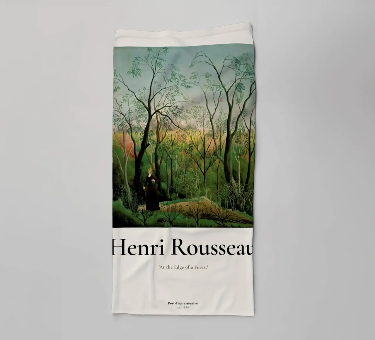 Rousseau - At the Edge of a Forest asciugamano da bagno da ARTOTHEK