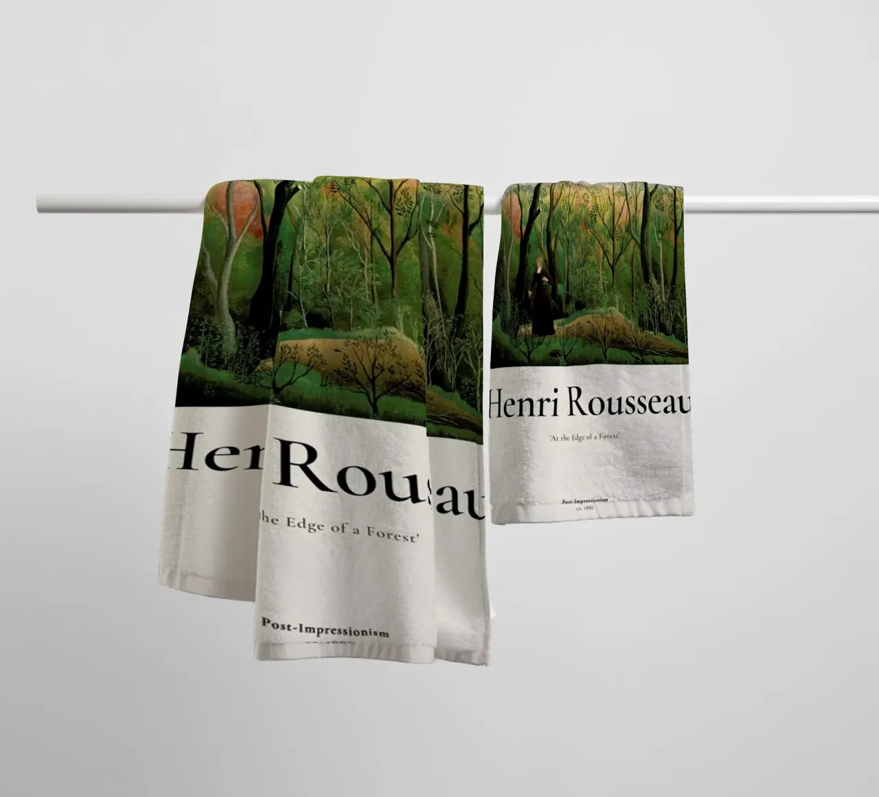 Rousseau - At the Edge of a Forest asciugamano da bagno da ARTOTHEK