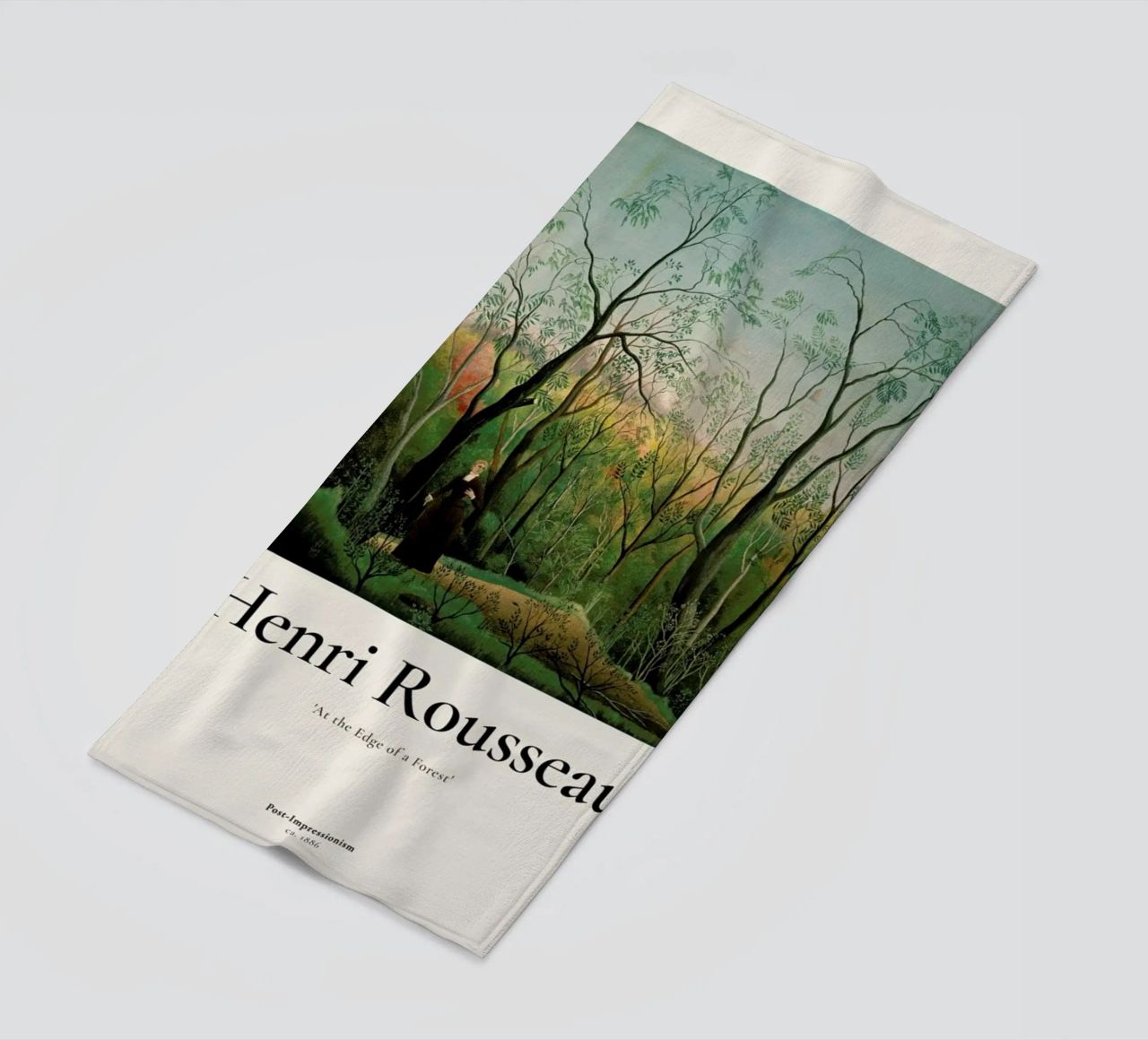 Rousseau - At the Edge of a Forest Strandtuch von ARTOTHEK