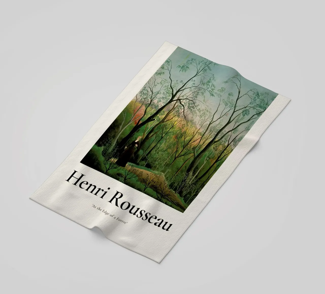 Rousseau - At the Edge of a Forest Strandtuch von ARTOTHEK