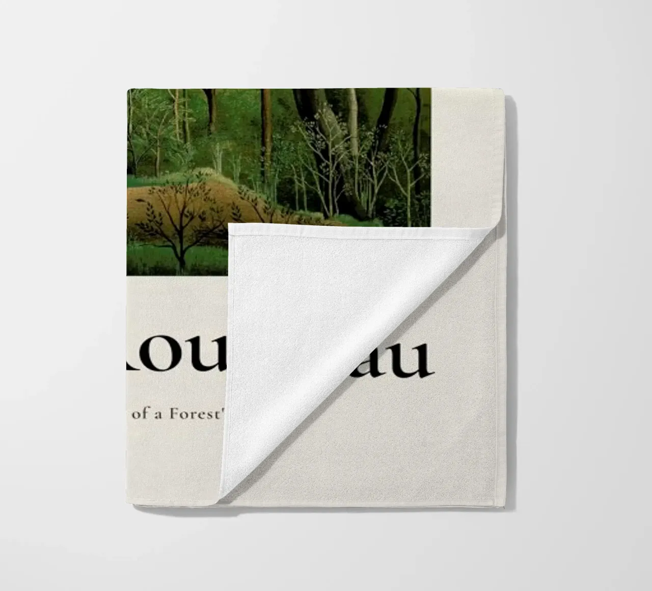 Rousseau - At the Edge of a Forest Strandtuch von ARTOTHEK