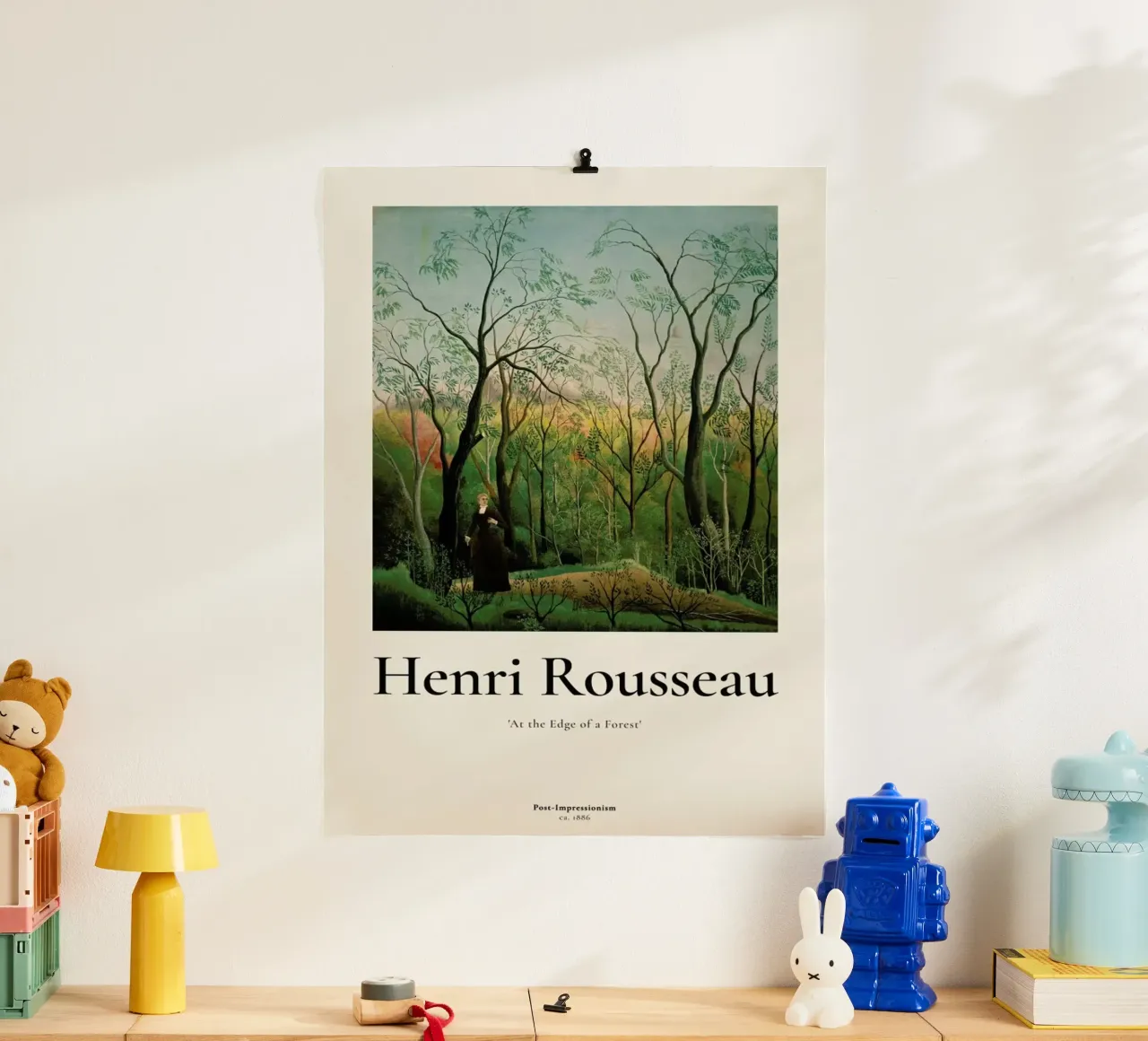 Rousseau - At the Edge of a Forest carta hahnemühle da ARTOTHEK