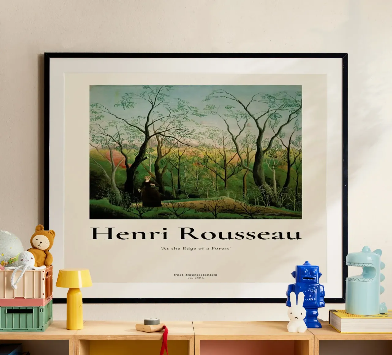 Rousseau - At the Edge of a Forest carta hahnemühle da ARTOTHEK