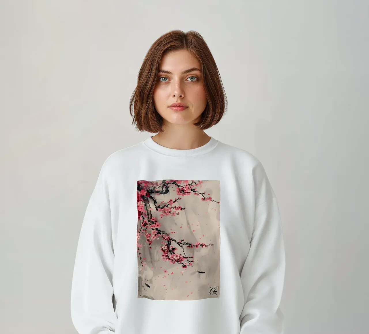 Sakura giapponese asiatico felpa da Rebecca Clark Wyrick
