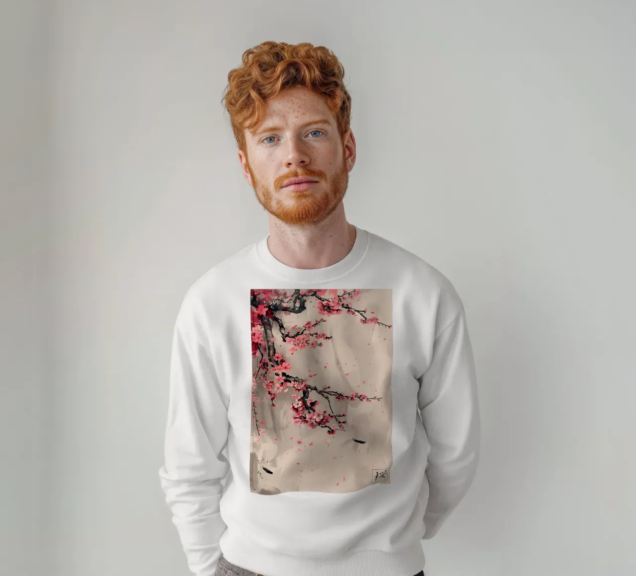 Sakura giapponese asiatico felpa da Rebecca Clark Wyrick