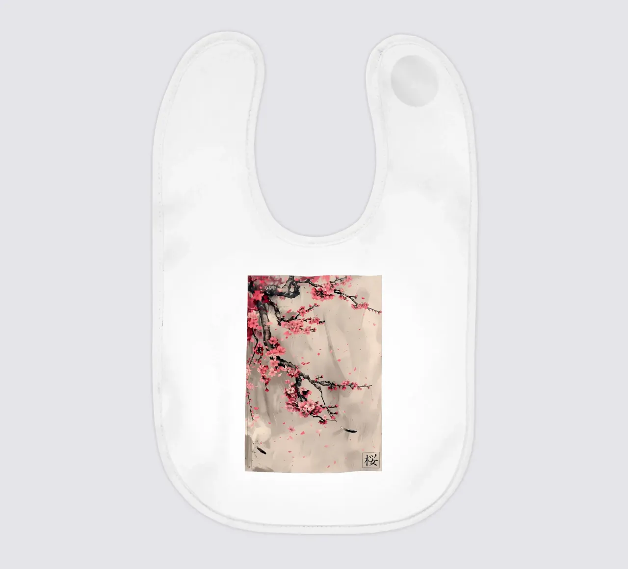 Sakura giapponese asiatico bavaglino da Rebecca Clark Wyrick