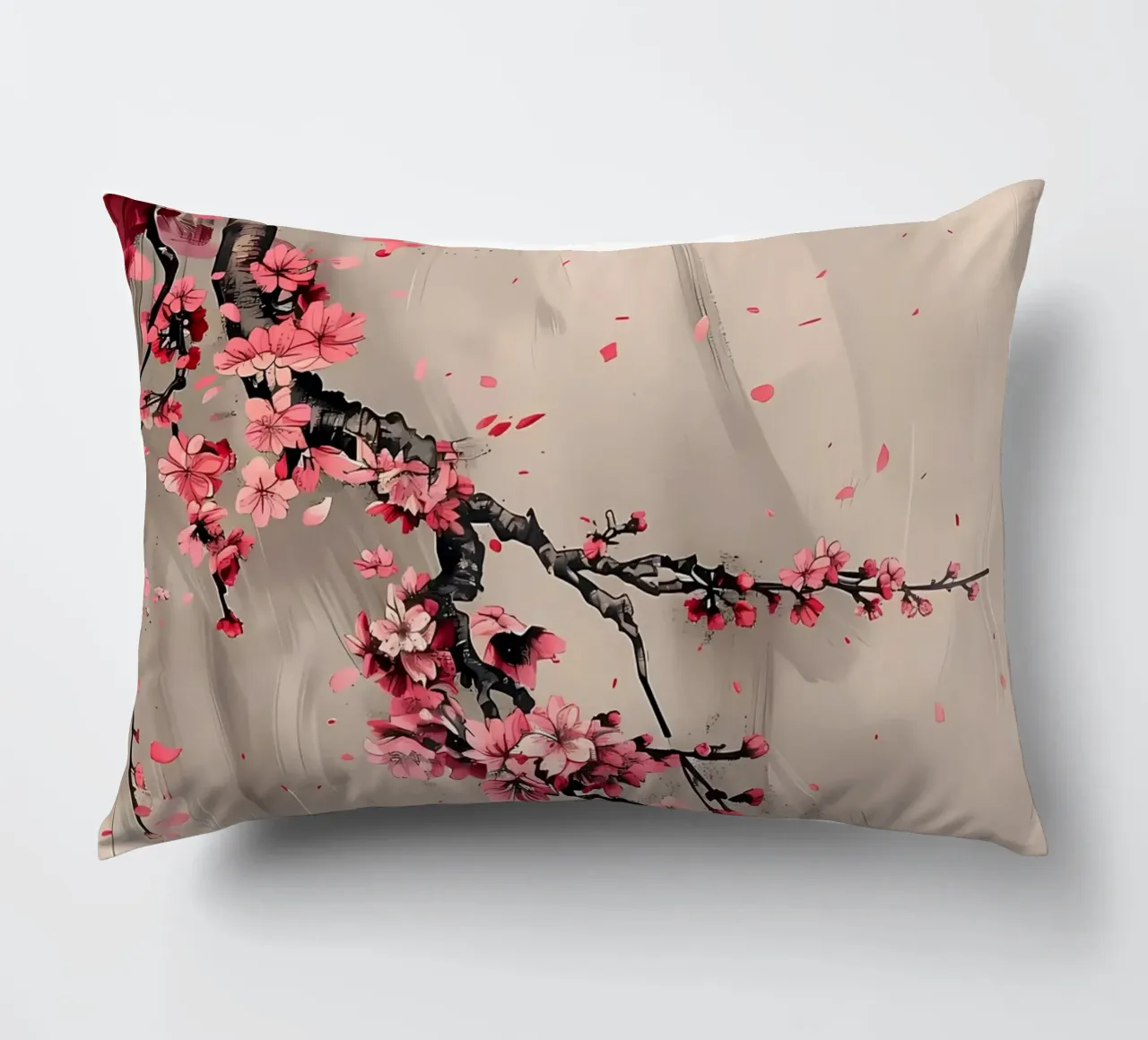Sakura giapponese asiatico cuscino da Rebecca Clark Wyrick