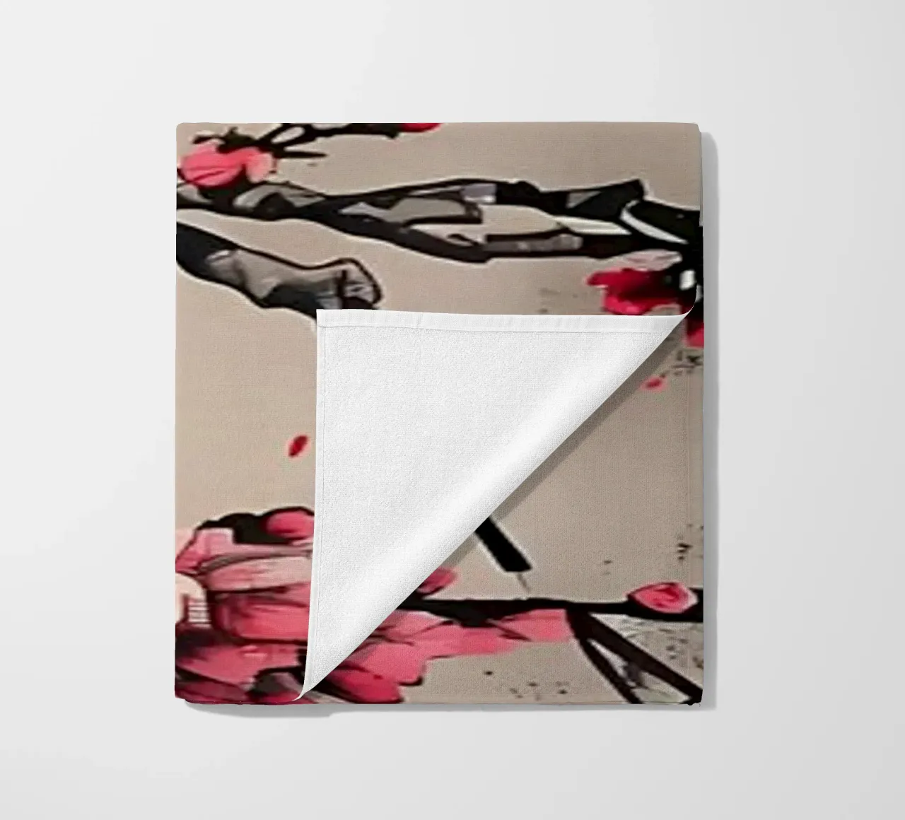 Sakura giapponese asiatico telo mare da Rebecca Clark Wyrick