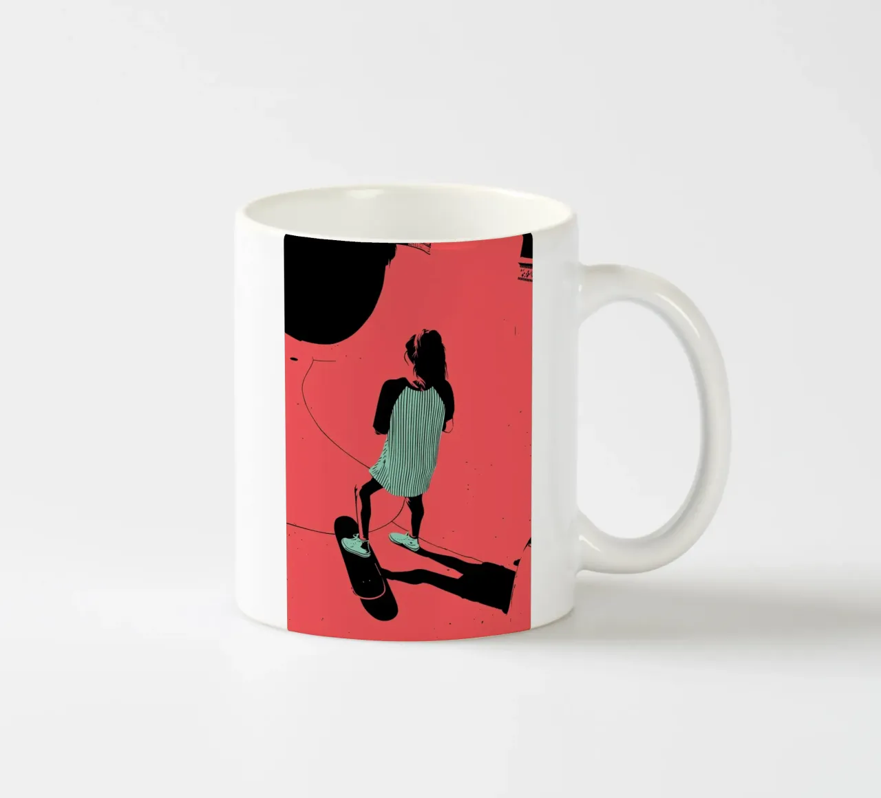 SKATE 01 tazza in ceramica da Cranio Dsgn
