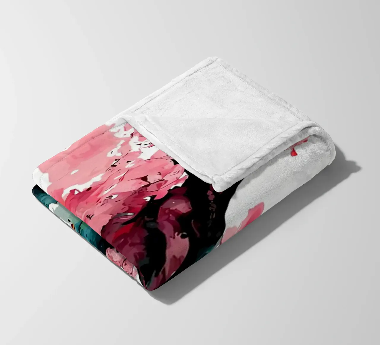 Fiori di ciliegio sakura coperta in pile da Rebecca Clark Wyrick