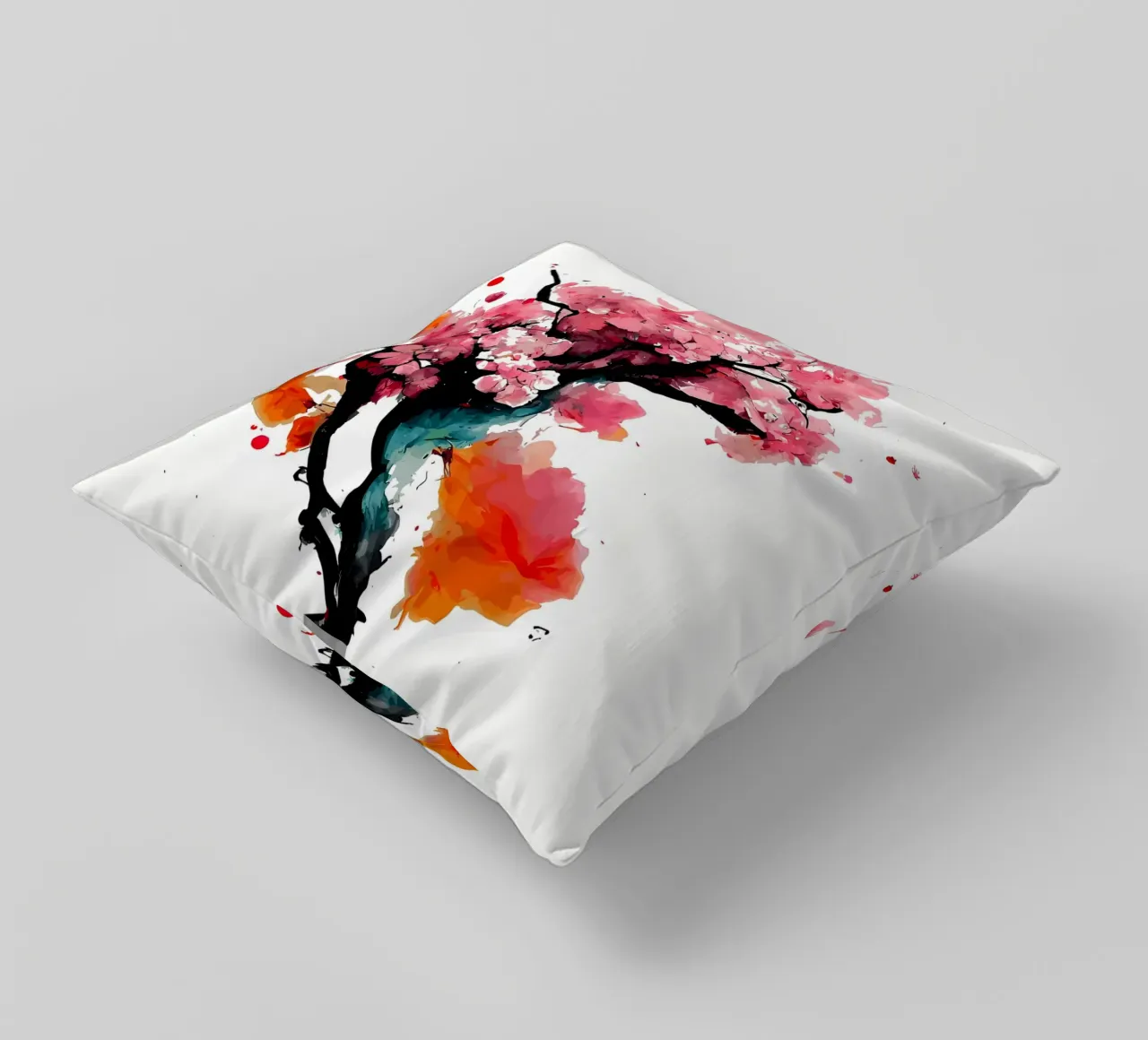 Fiori di ciliegio sakura cuscino da Rebecca Clark Wyrick