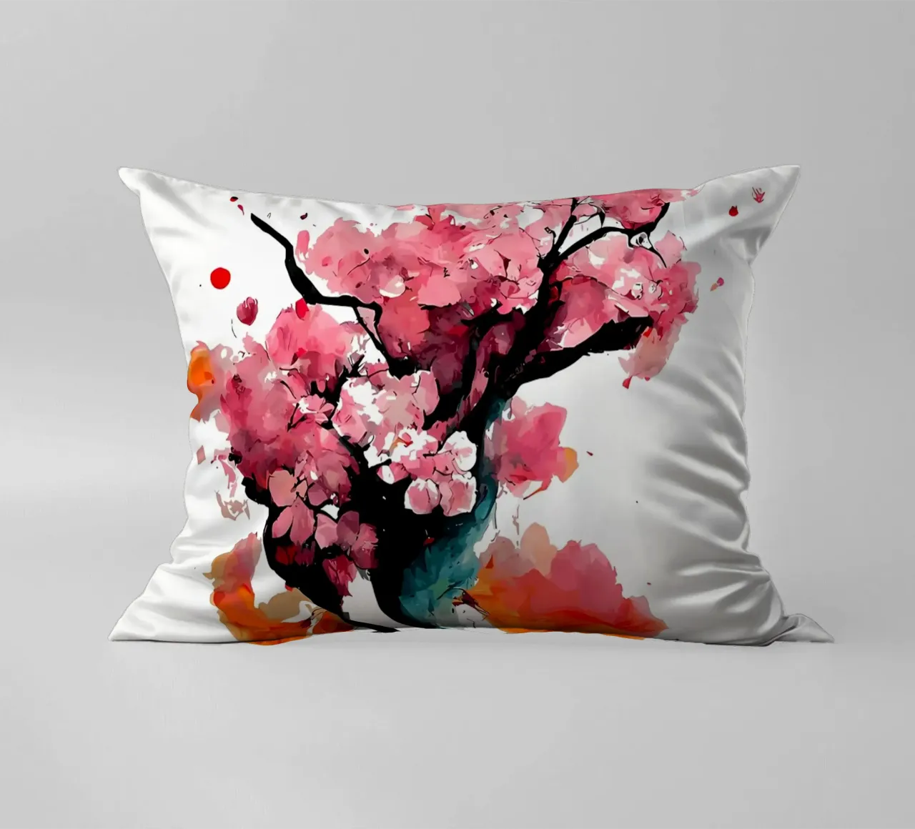 Fiori di ciliegio sakura cuscino da Rebecca Clark Wyrick