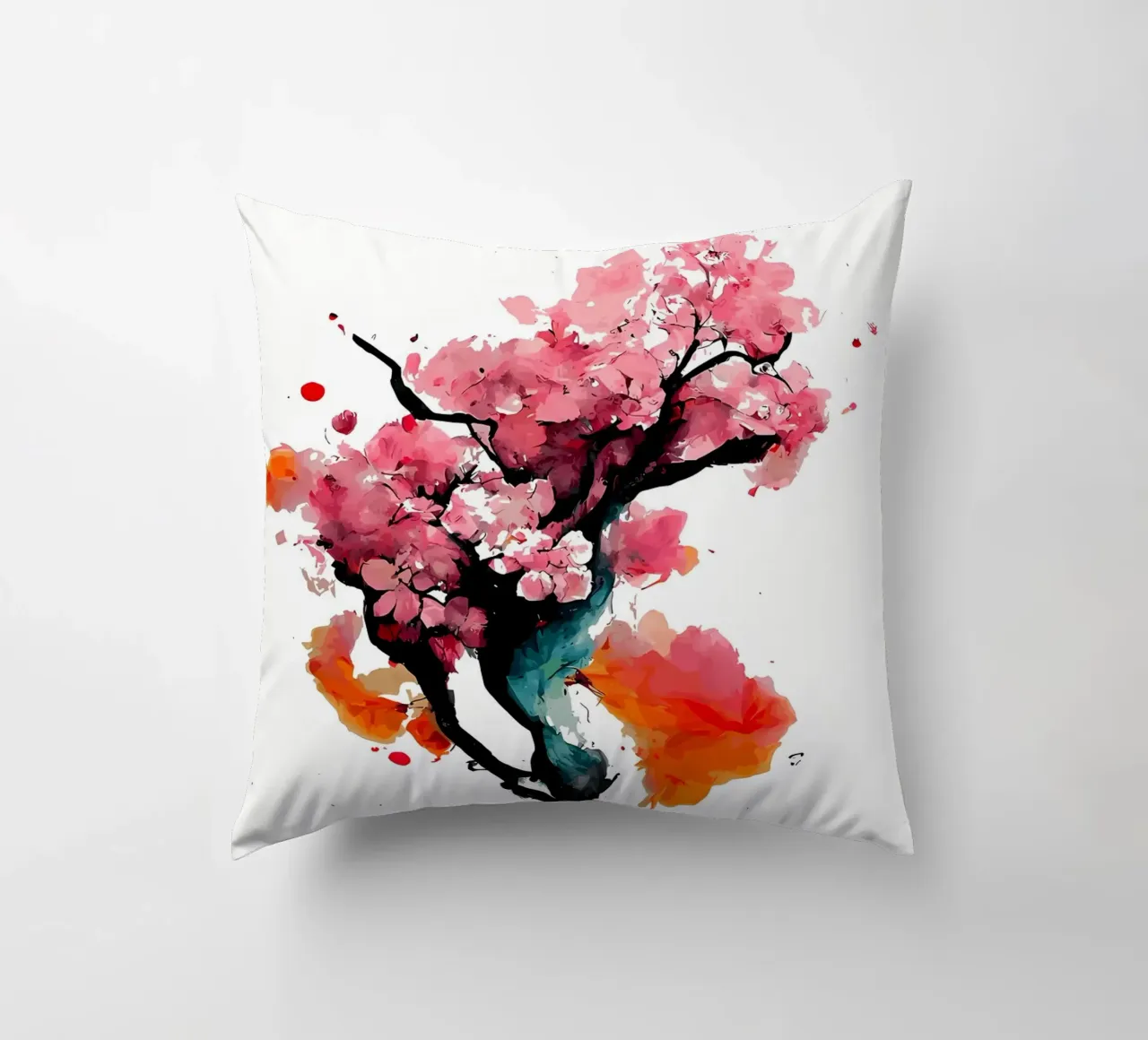 Fiori di ciliegio sakura cuscino da Rebecca Clark Wyrick