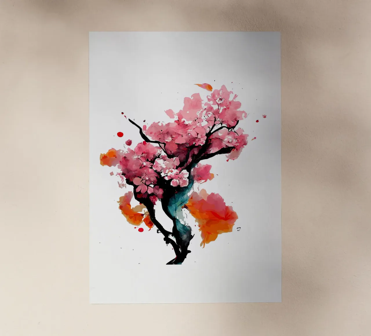 Fiori di ciliegio sakura pellicola backlit da Rebecca Clark Wyrick