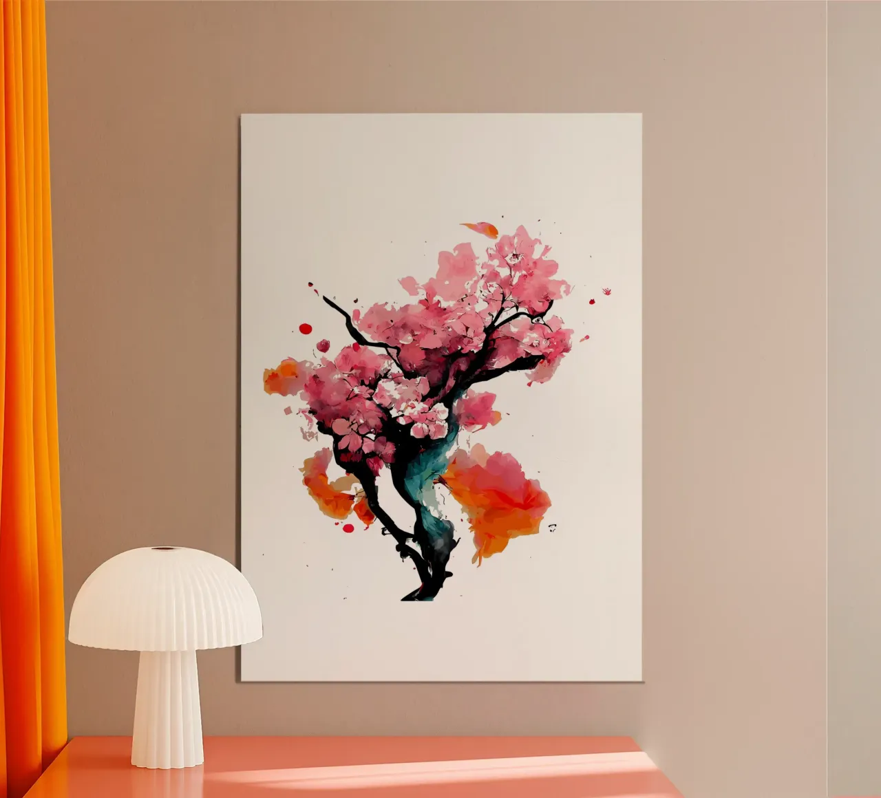 Fiori di ciliegio sakura alluminio dibond da Rebecca Clark Wyrick