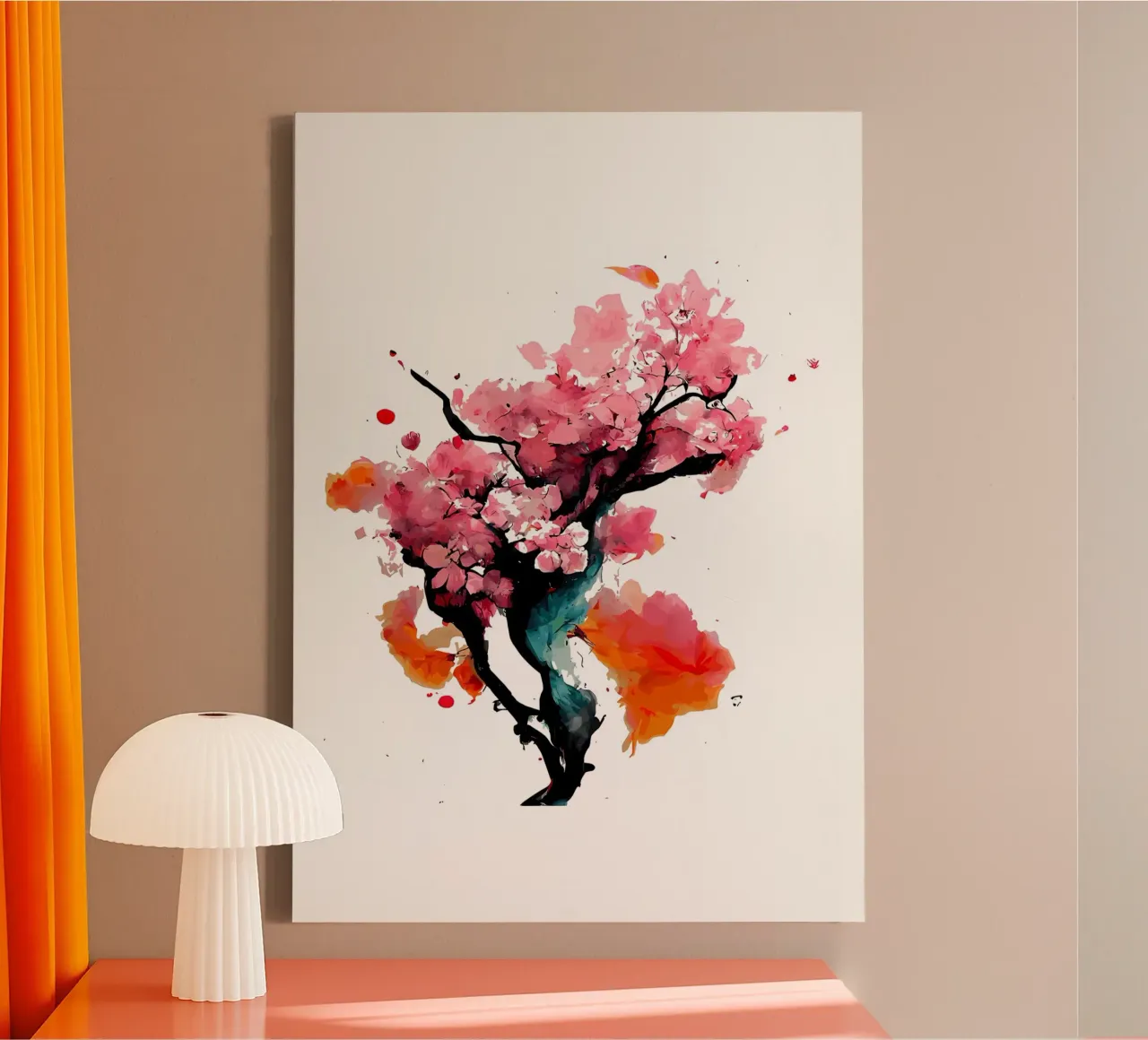Fiori di ciliegio sakura tela con Cornice a cassetta da Rebecca Clark Wyrick
