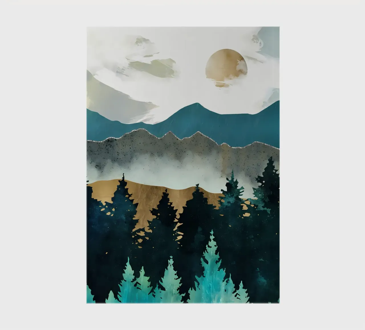 Forest Mist notebook by Albert S Jacob