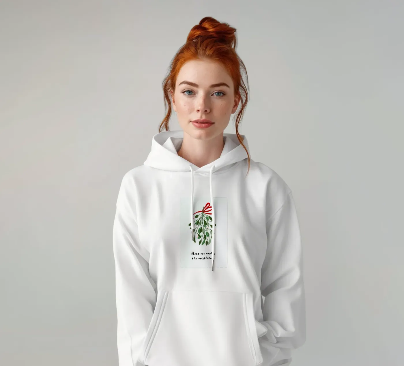Mistletoe hoodie by daylight design studio